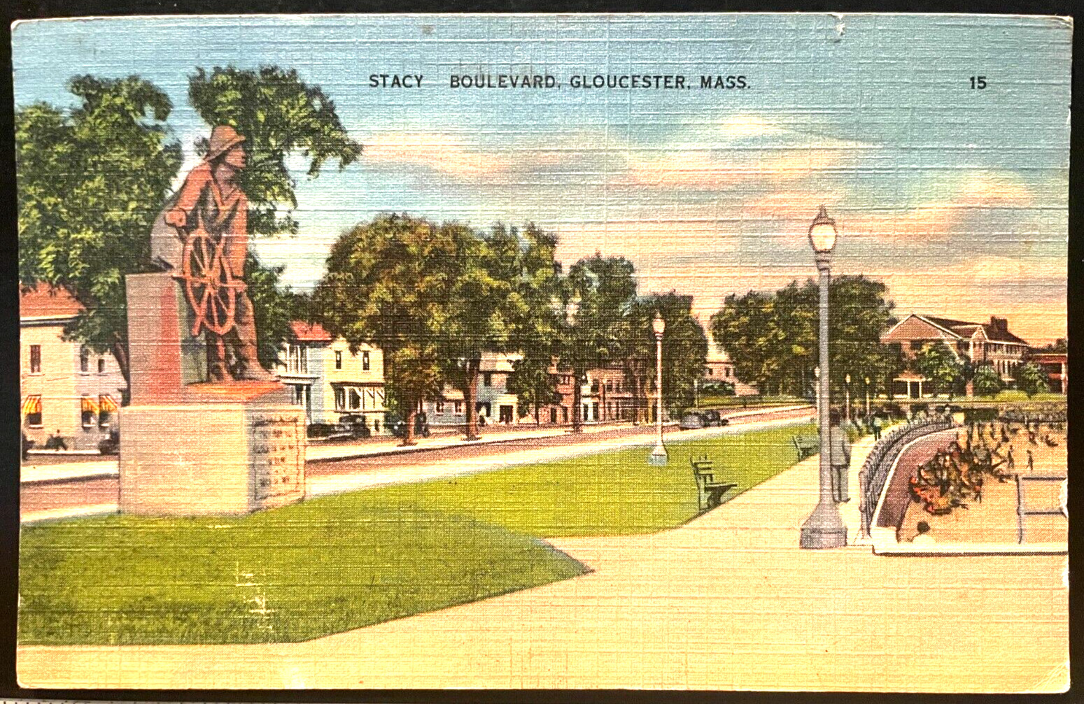 Vintage Postcard 1942 Stacy Boulevard, Gloucester, Massachusetts (MA)