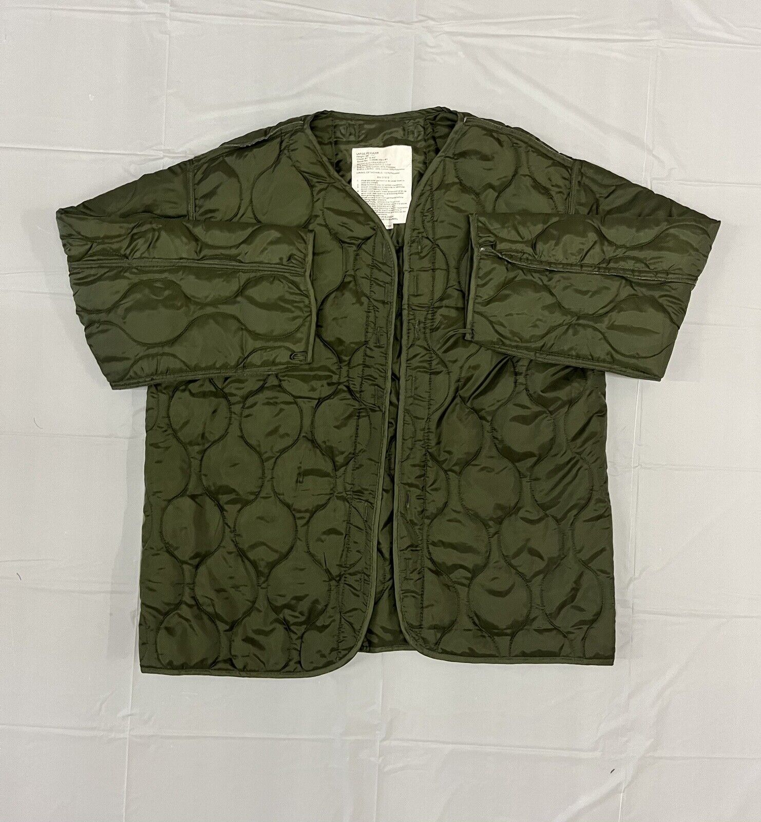 ROTHCO Ultra Force Coat Jacket Lining Large Regular Green Mens Quilted