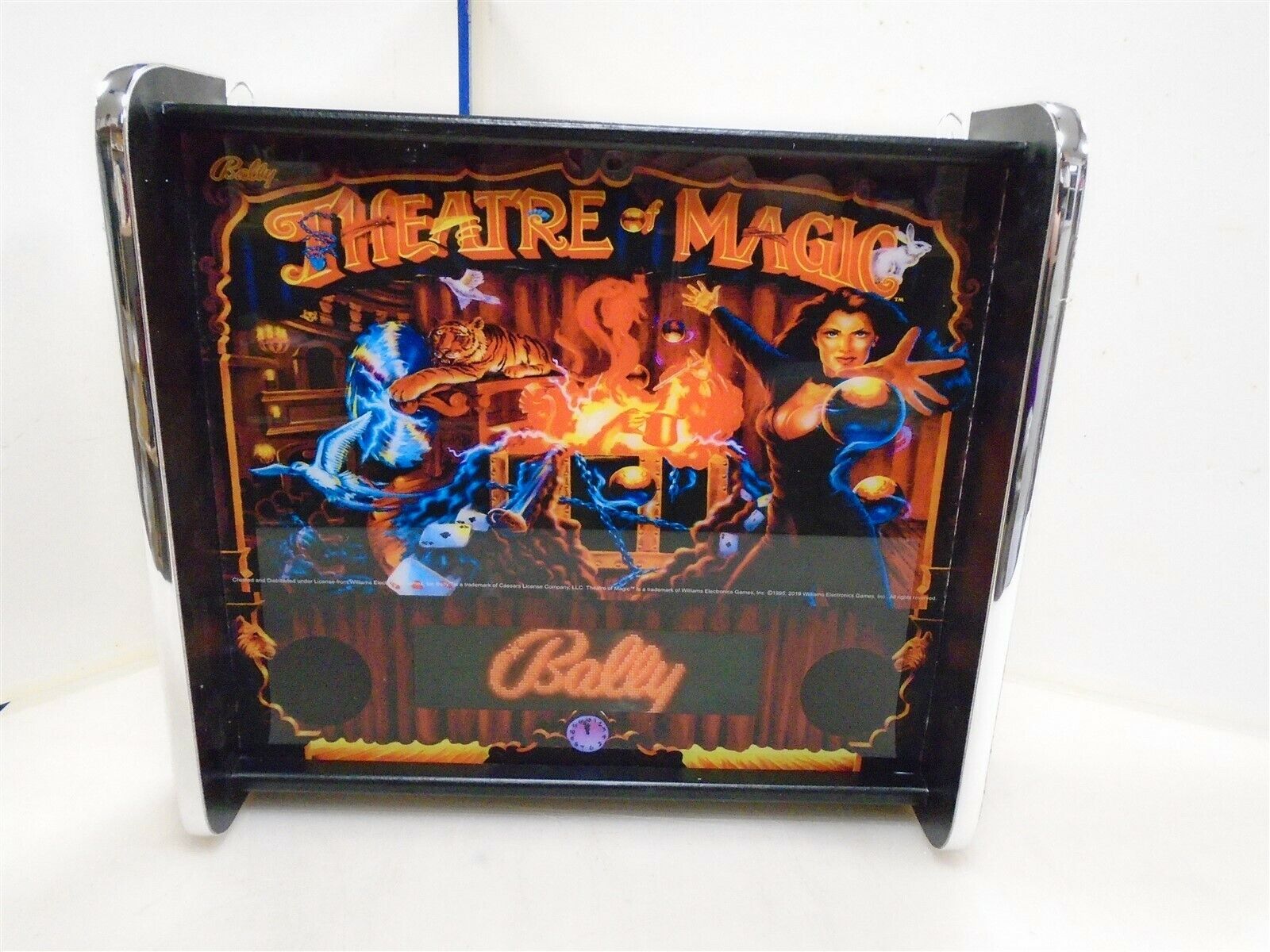 Bally Theatre of Magic Pinball Head LED Display light box