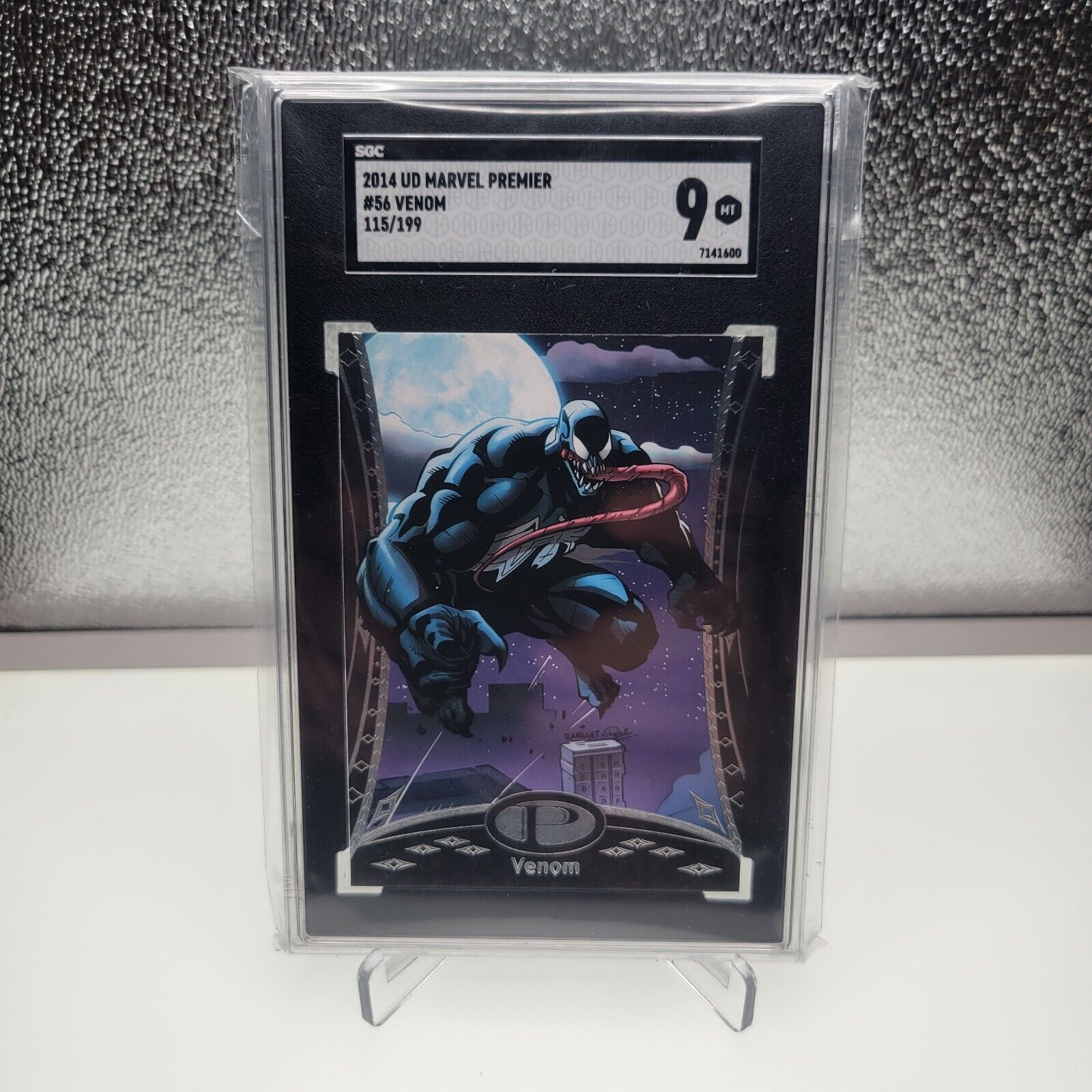 2014 UD Marvel Premier Venom #56 SGC 9 115/199 Rare Card