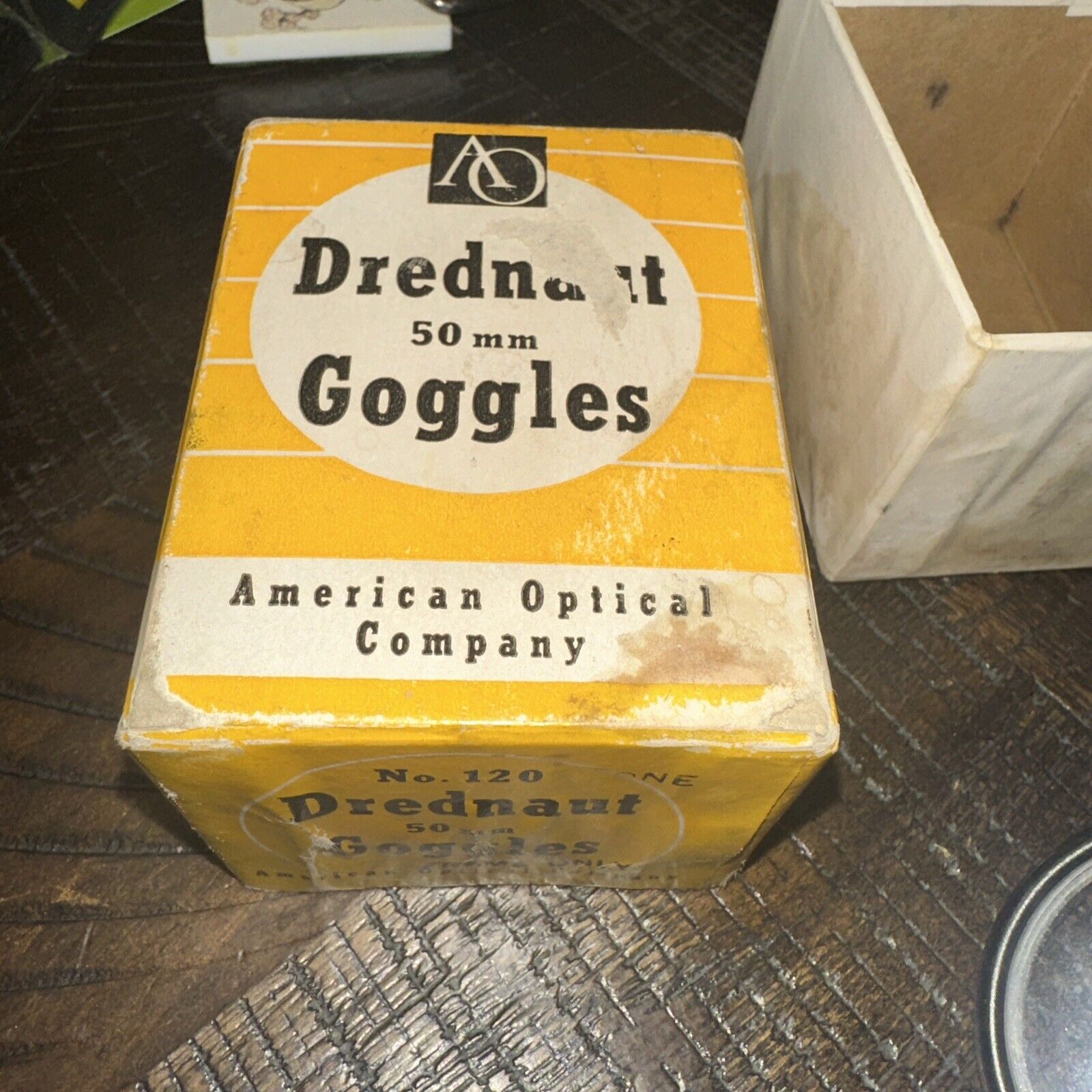 Vintage American Optical Drednaut 50mm Goggles 