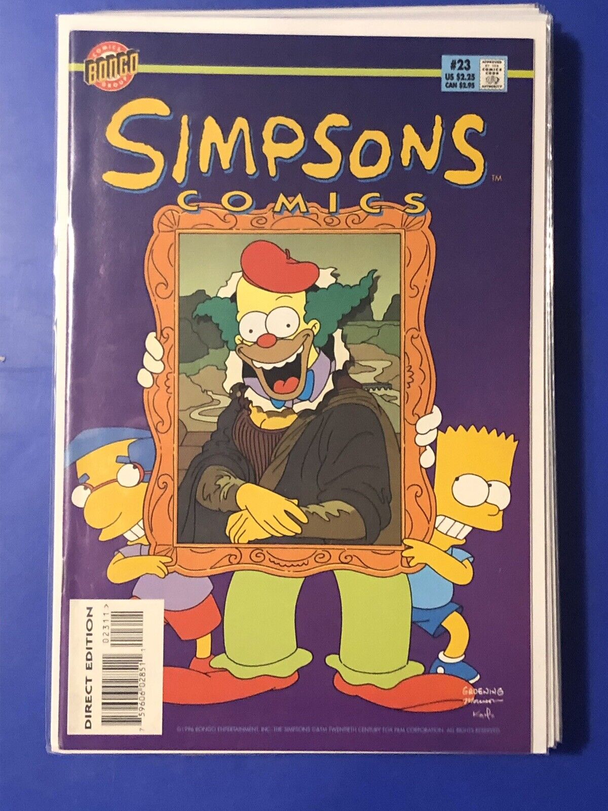 The Simpsons Comics #23 1ST PRINT  APPEARANCE Itchy & Scratchy BONGO COMIC 1996