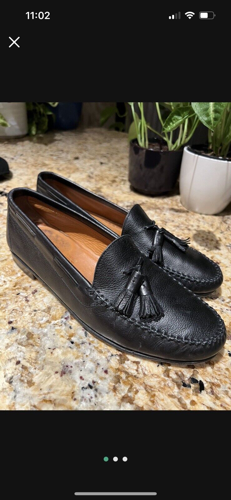 Salvatore Ferragamo Parigi Men\'s Loafer Shoes, Size 10 - Black