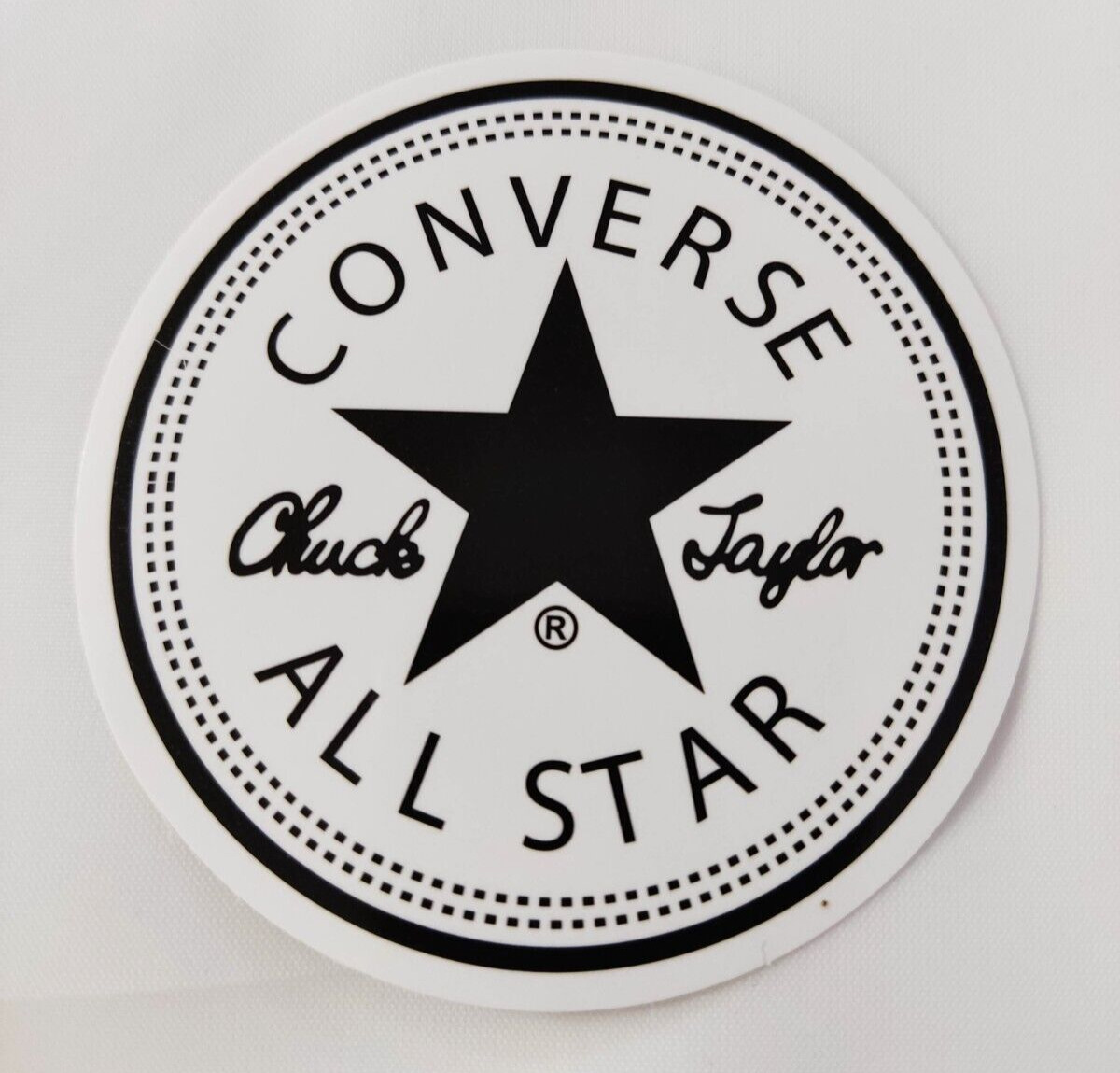 Converse Chuck Taylor ALL STAR Waterproof Glossy Logo Decal Sticker 2.5\