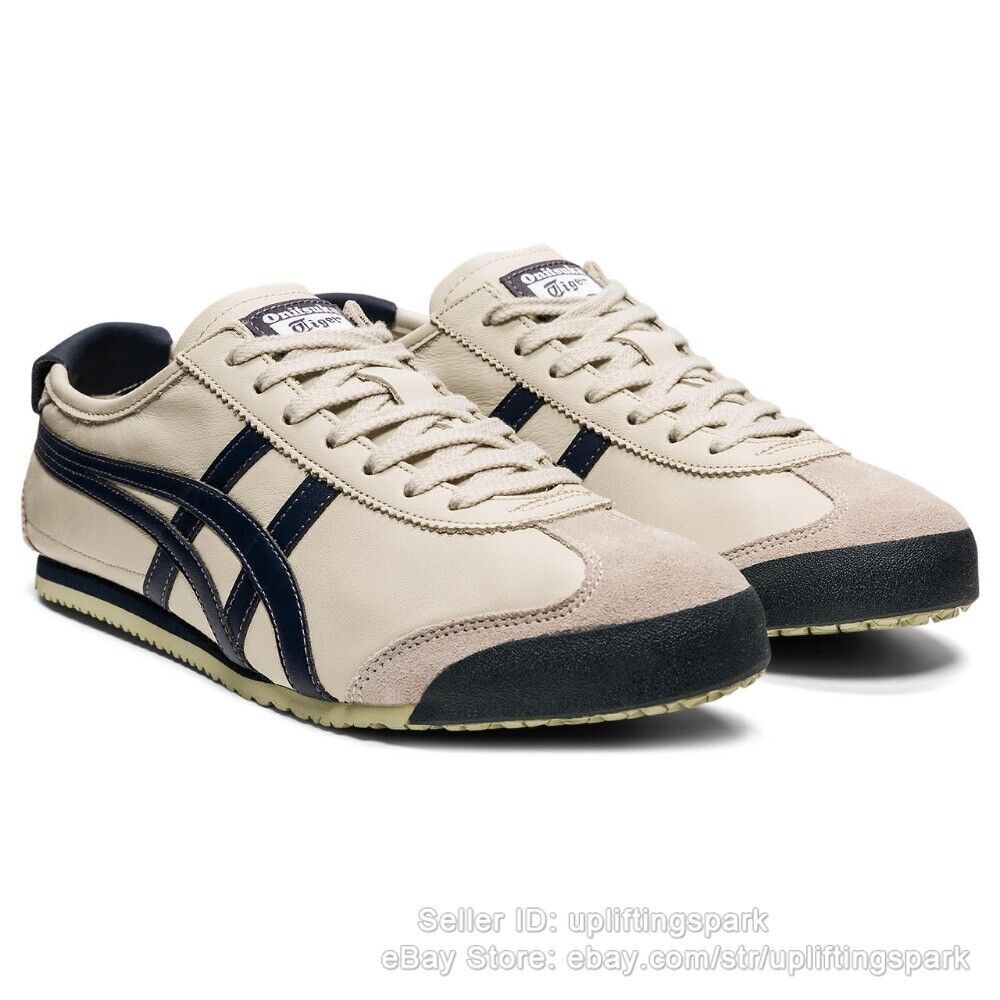 Retro Onitsuka/Tiger Mexico 66 Birch/Peacoat 1183C102-200 Unisex Sneakers Shoes*