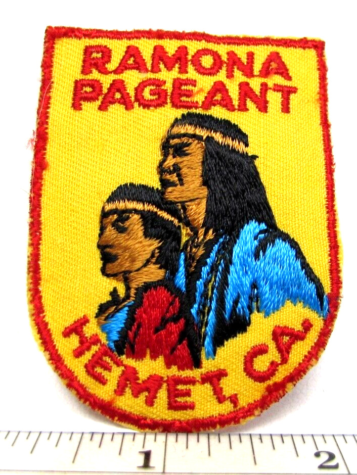 Vintage Ramona Pageant Hemet California Jacket Patch Official State Outdoor Play