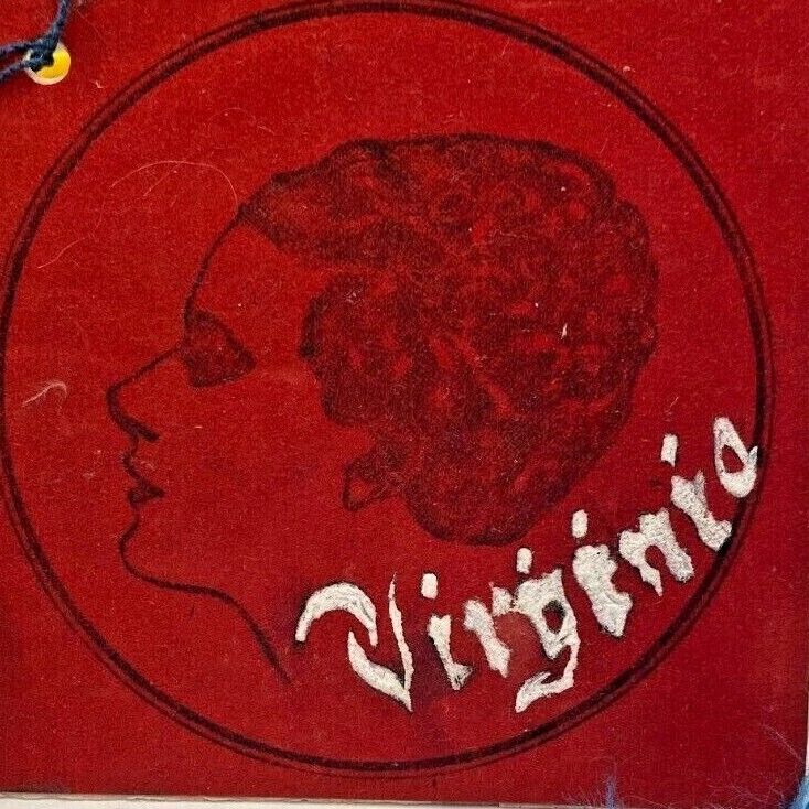 Vintage 1935 Springville High School Girl\'s Day Dance Card Utah Virginia