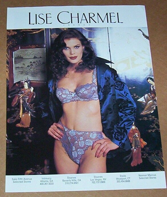 1997 print ad - Lise Charmel France lingerie sexy girl bra panties Advertising