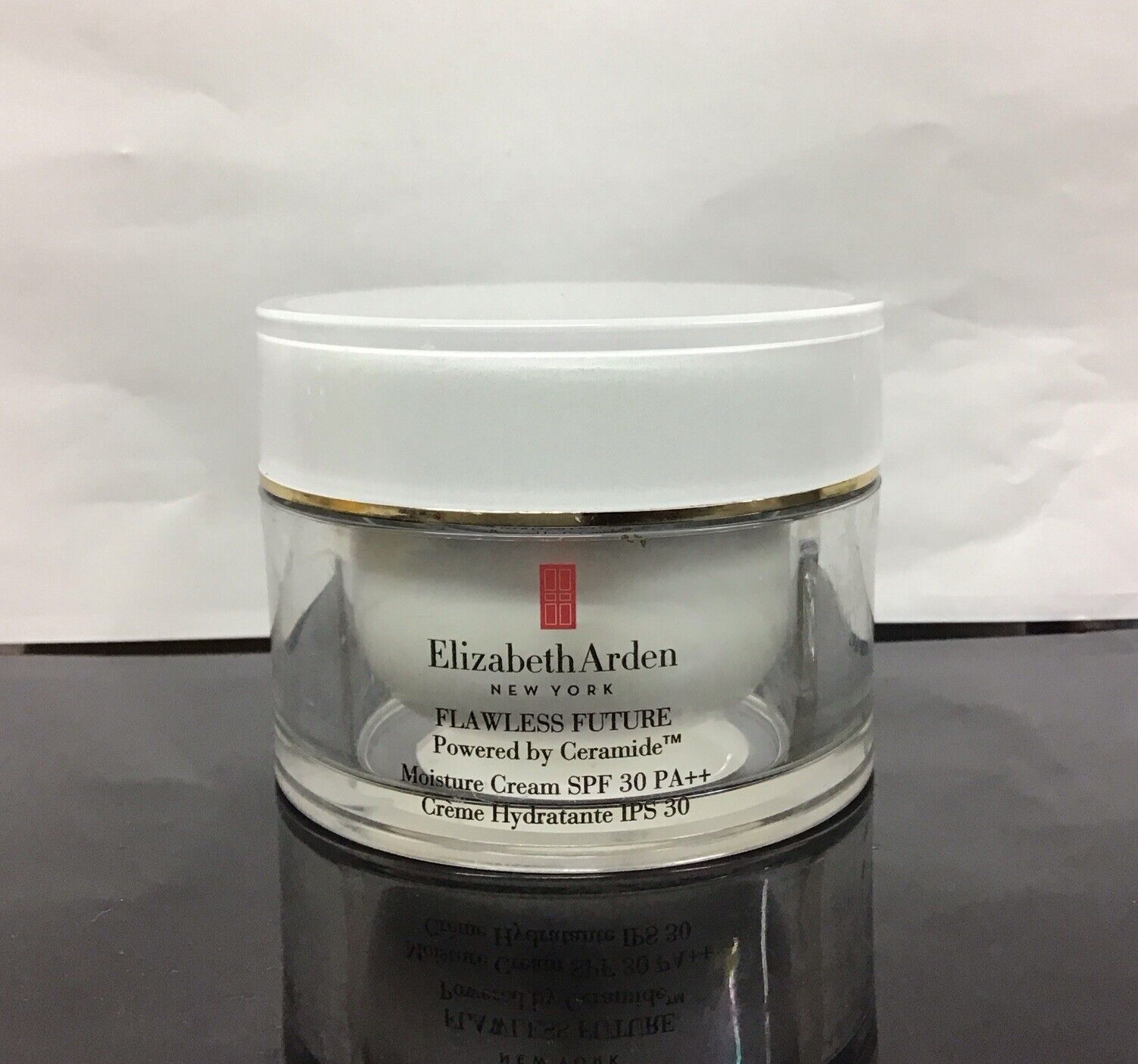 Elizabeth Arden Flawless Future Ceramide Moisture Cream SPF 30 - 1.7 Oz, No Box.