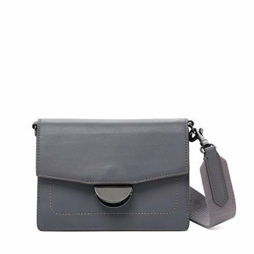 NWT Botkier Astor Square Woman\'s Leather Cross Body Smoke Color MSRP: $198.00