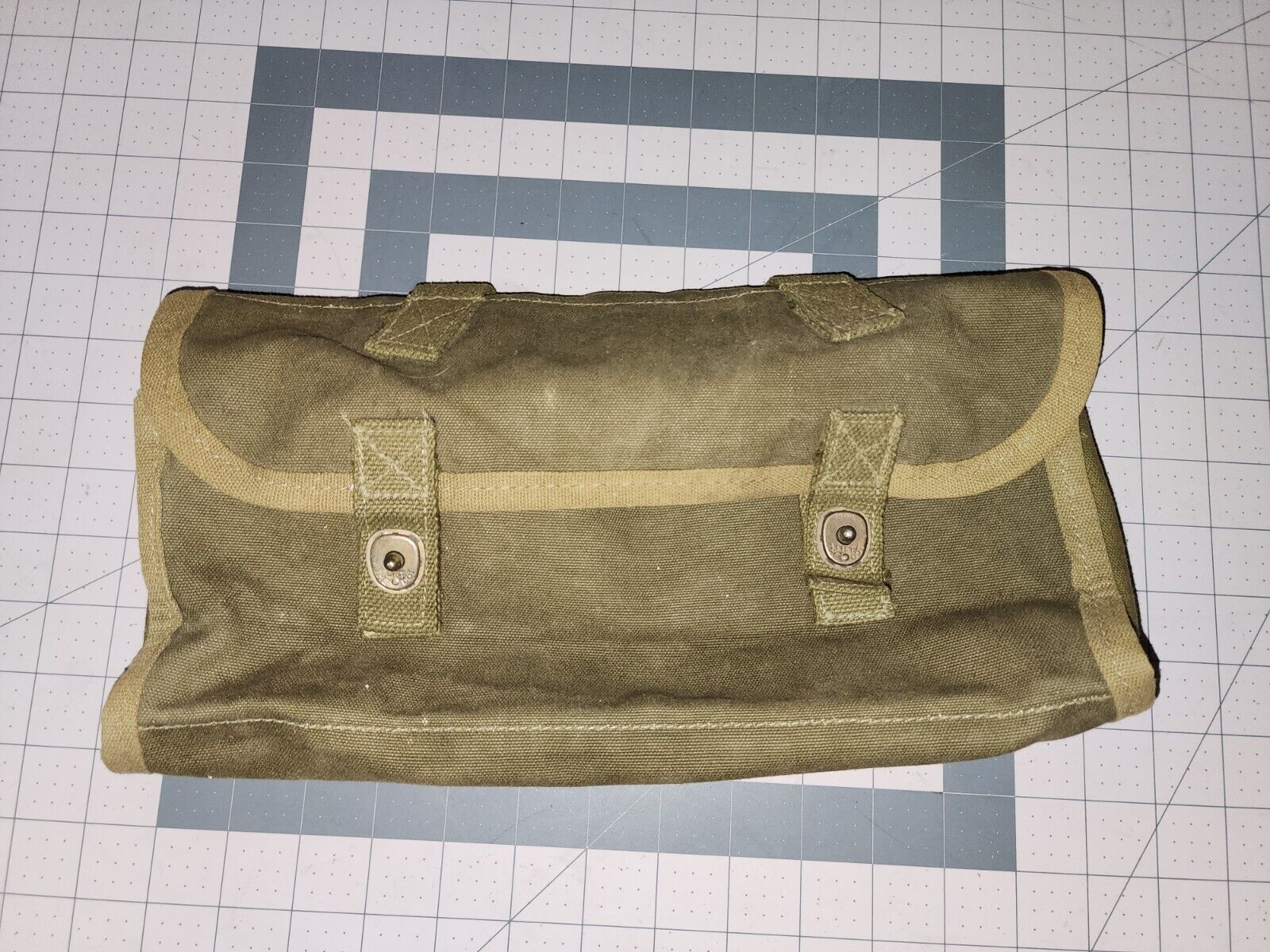 AUTHENTIC WWII Tool Bag POUCH - Vintage - Used