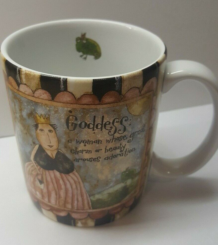 Lang Goddess Coffee Tea Mug Frog Prince Inside Cup  2004 