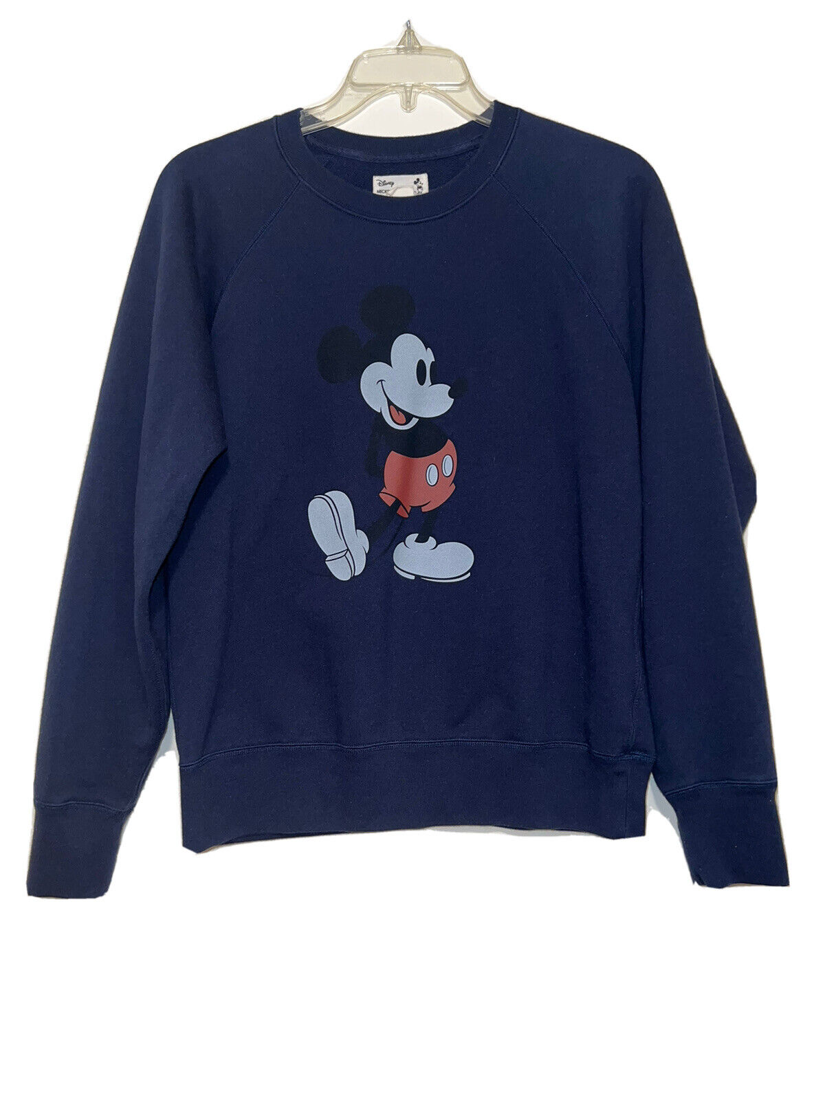 Uniqlo Disney Mickey Stands Mickey Mouse Navy Blue Pullover Sweatshirt Size M