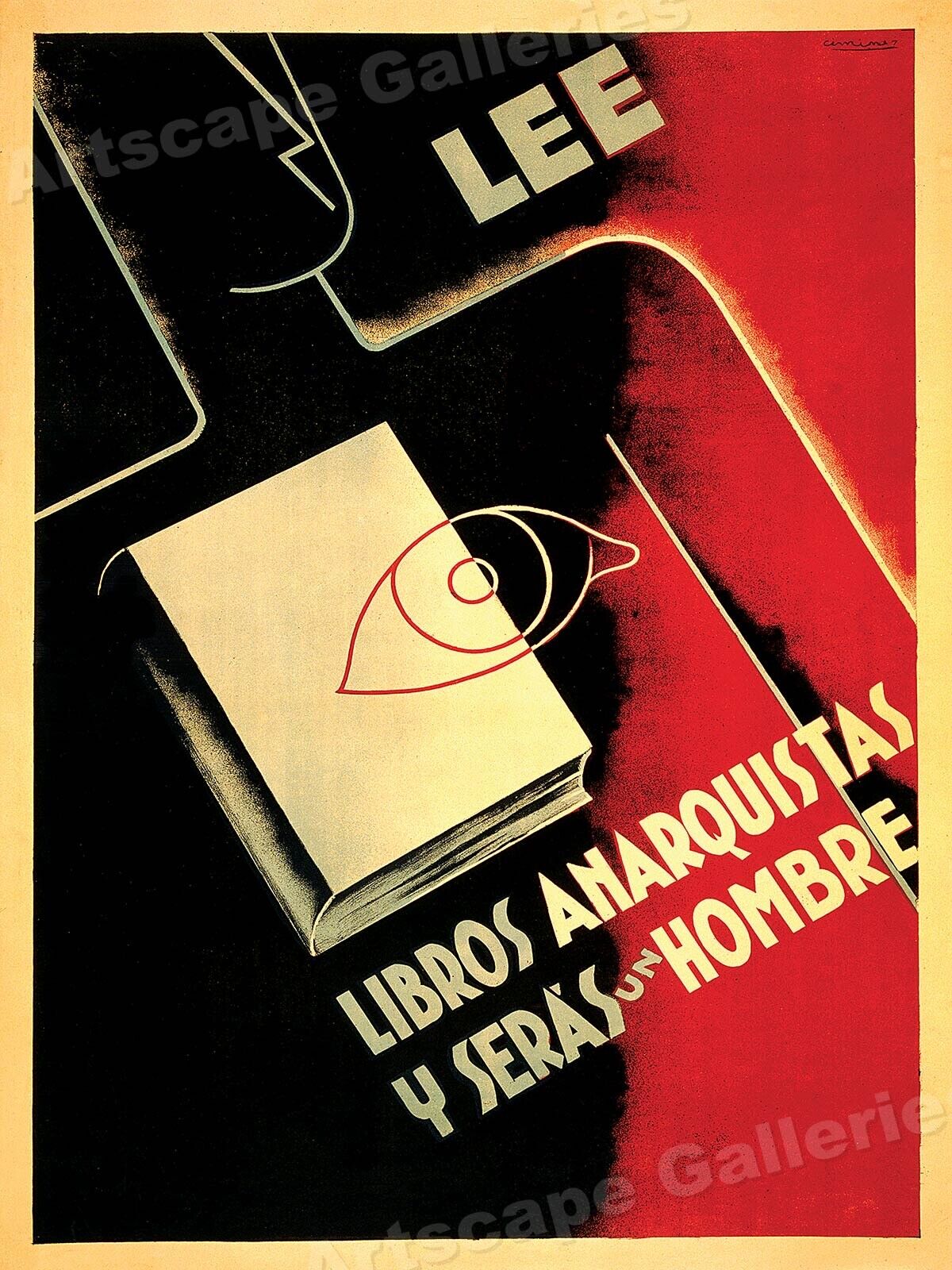 1930s Spanish Civil War Poster 