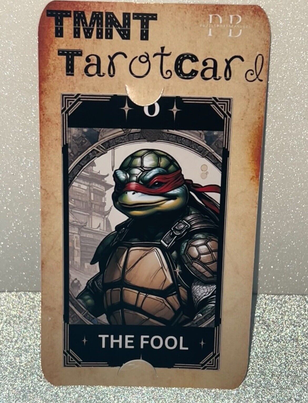 Classic Vintage Teenage Mutant Ninja Turtles Tarot Card | TMNT