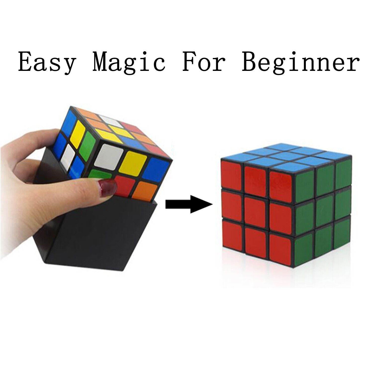 Triple Cube Magic Tricks Instant Restore Magician Trick Beginner Easy Magic
