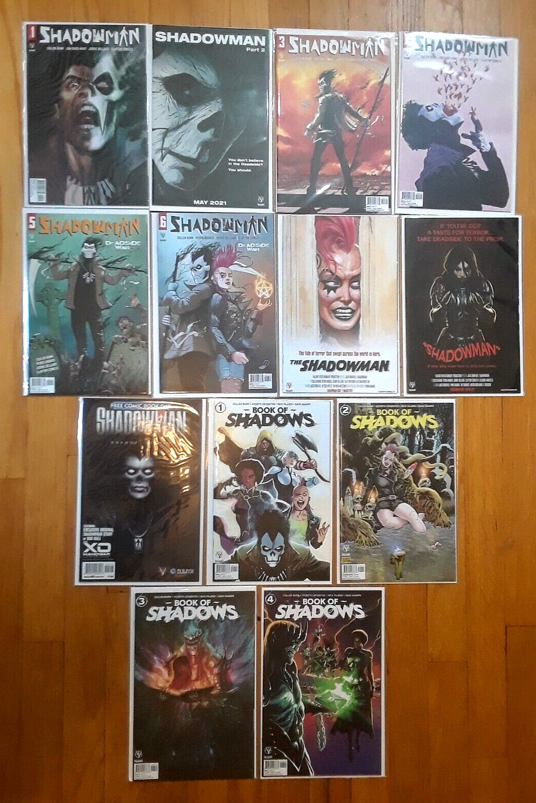 Shadowman Vol6 #1-8 Valiant 2021 Comics Complete Book of Shadows 1 - 4 NM-