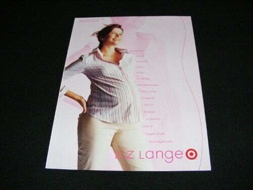 LIZ LANGE magazine clipping from 2003 print ad for Maternity clothing at Target 