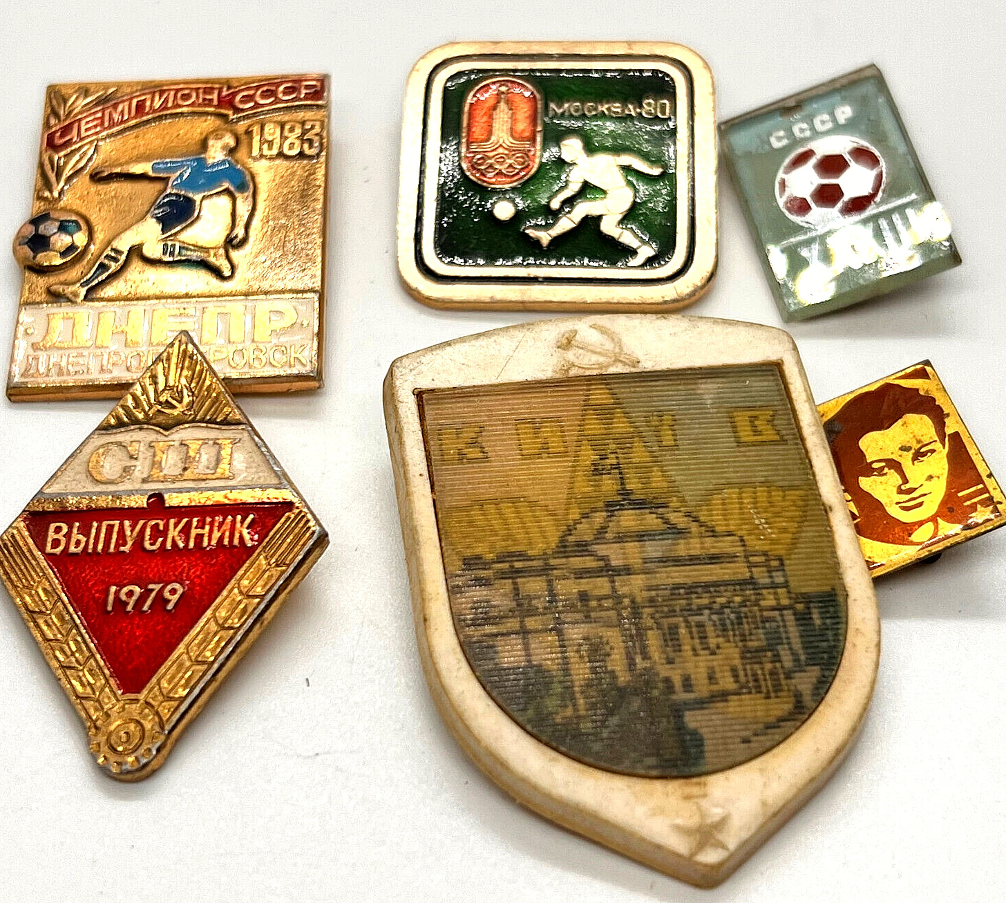 VINTAGE SPORTS Collectible PINS USSR BADGE SOVIET Original Russian RARE Retro