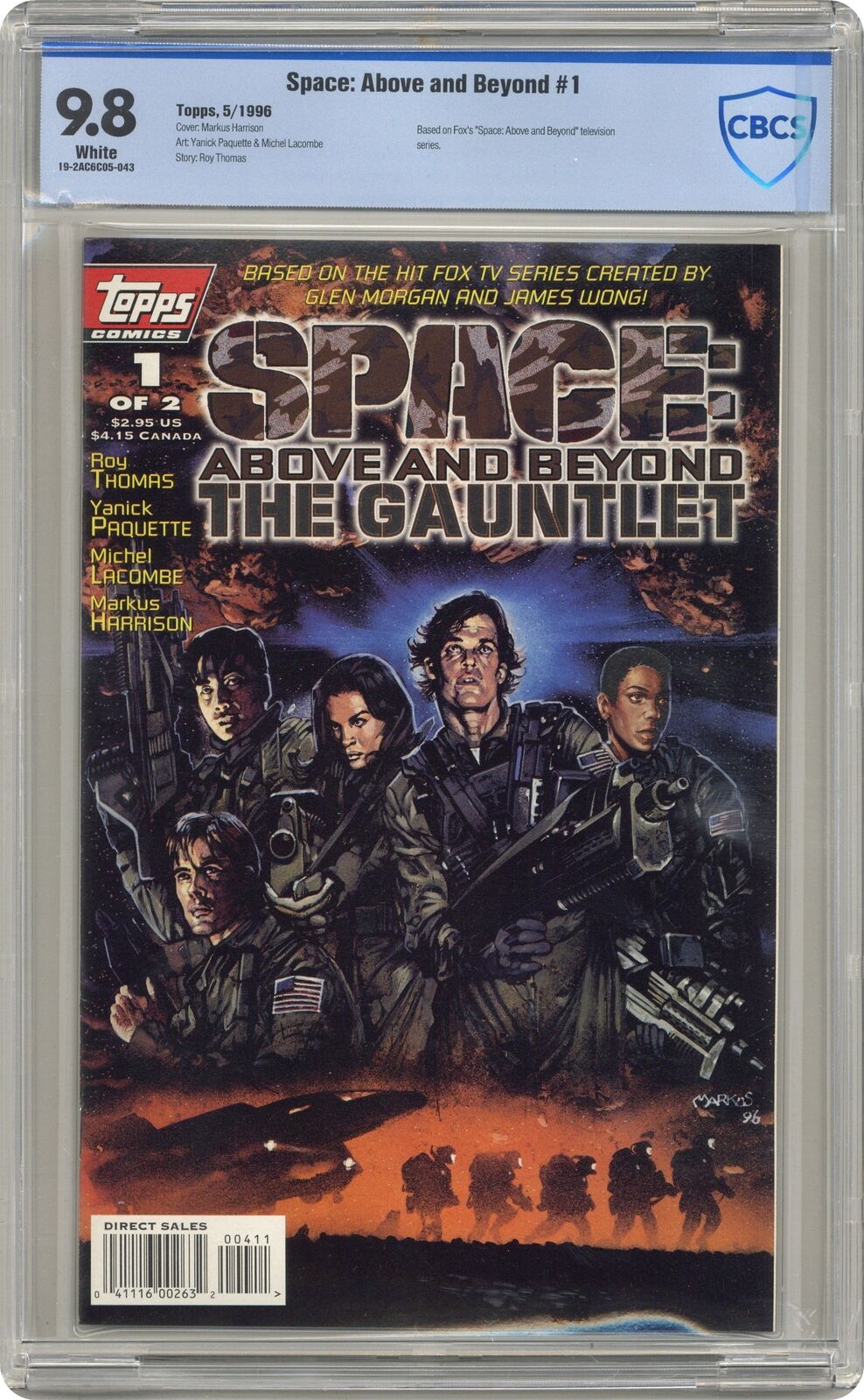 Space Above and Beyond The Gauntlet #1 CBCS 9.8 1996 19-2AC6C05-043