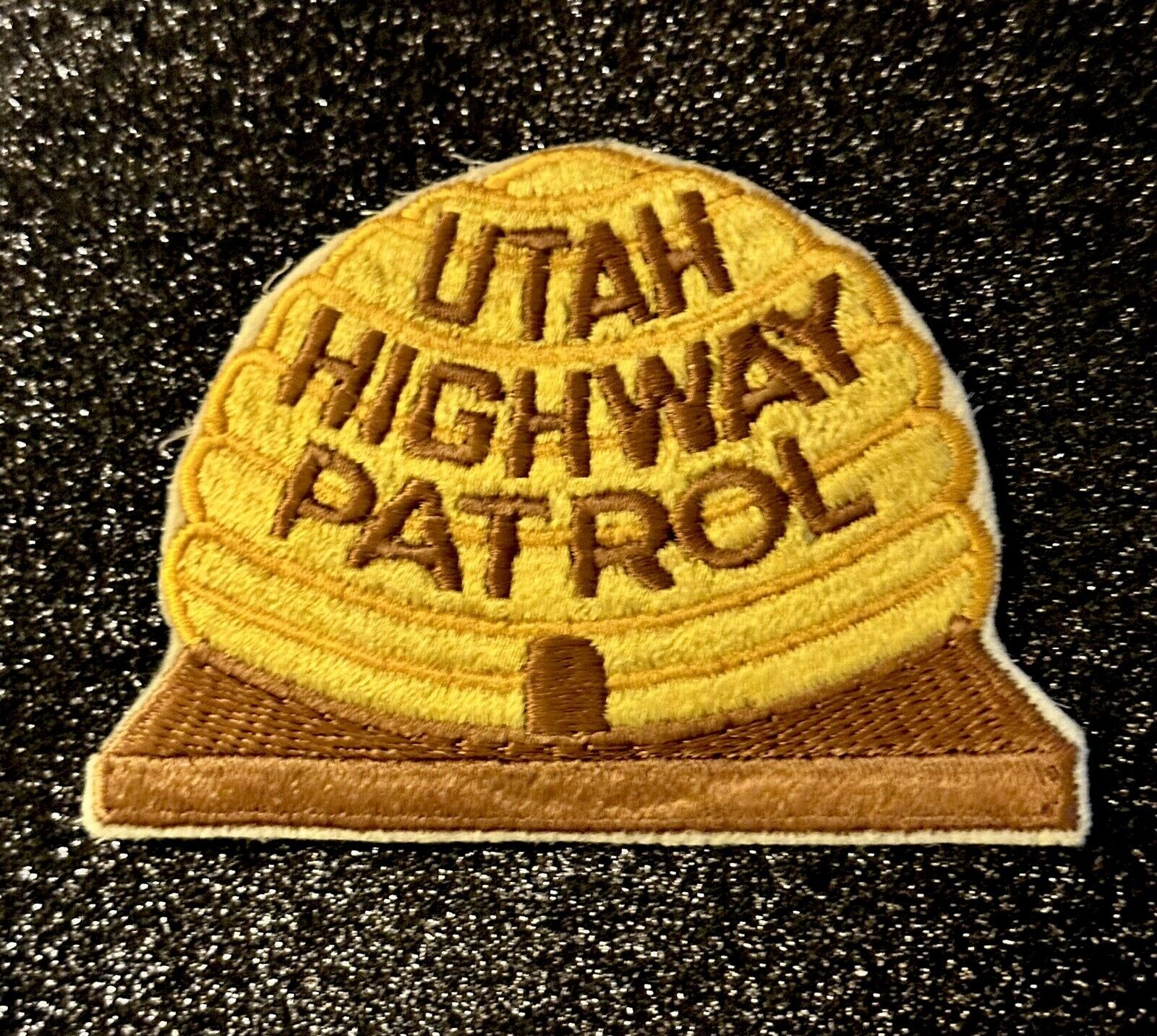 Utah Highway Patrol Patch  UT  1970's Issue Shoulder Patch ~ Vintage ~ RARE