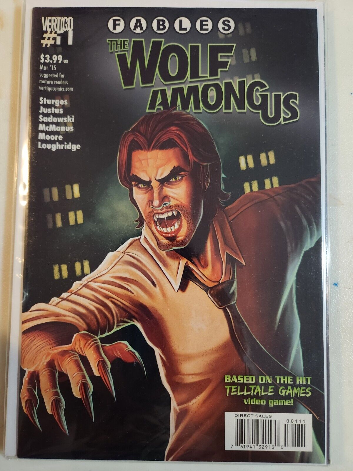 Fables: The Wolf Among Us #1 2015 VERTIGO COMIC BOOK 9.2 AVG V34-47