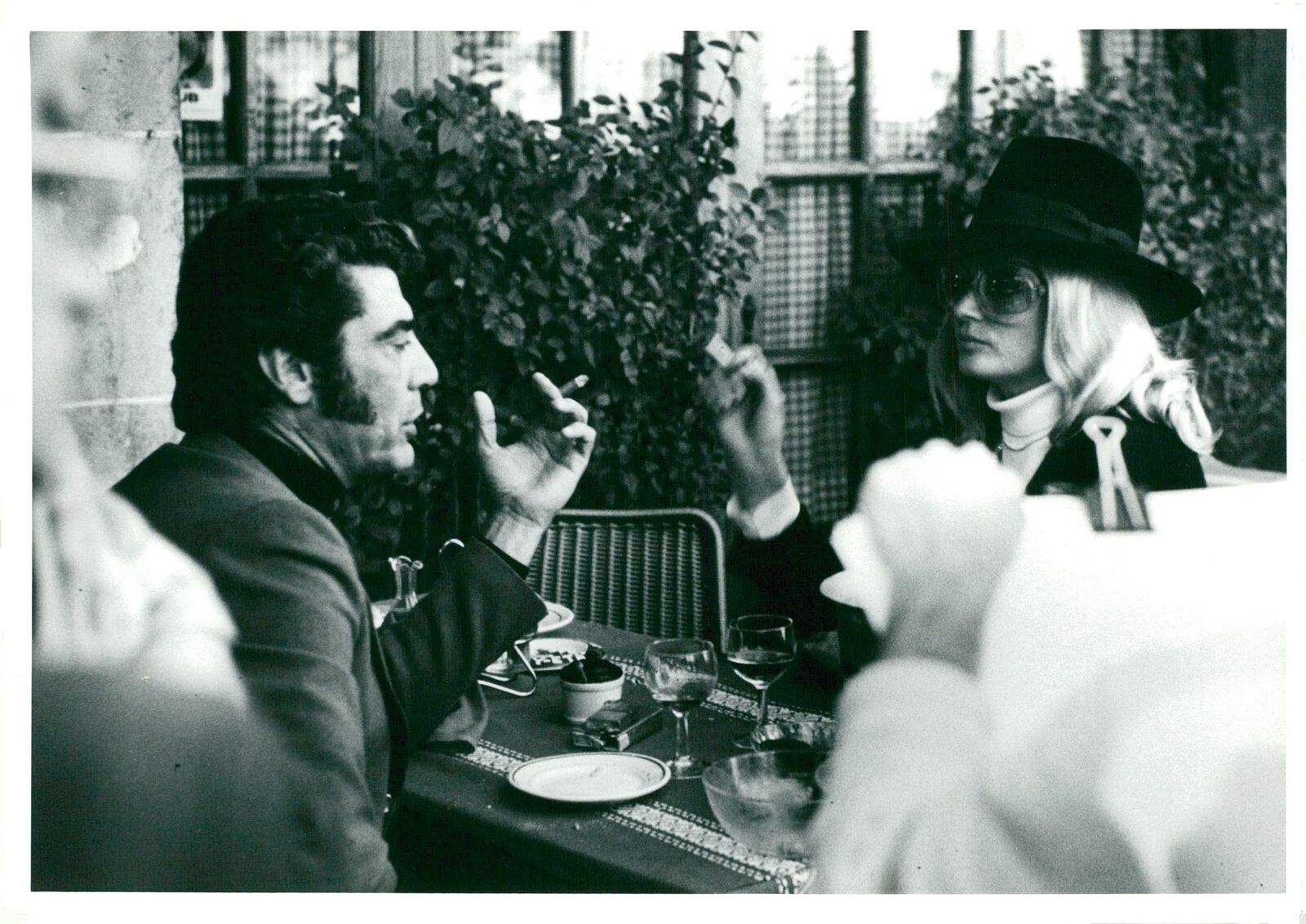 Actress Anita Ekberg with her friend Manolo - Vintage Photograph 709304