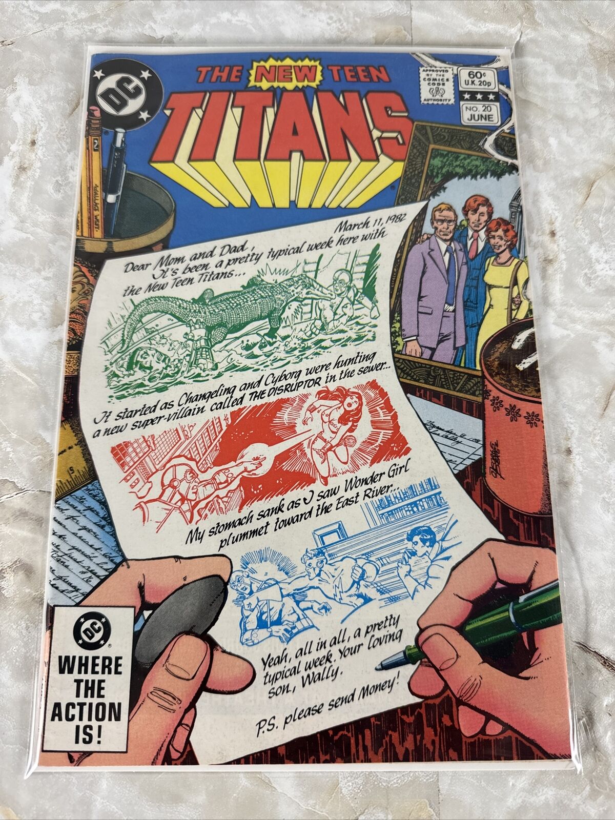 The New Teen Titans #20 1982 Bronze Age DC Comics ID:54964