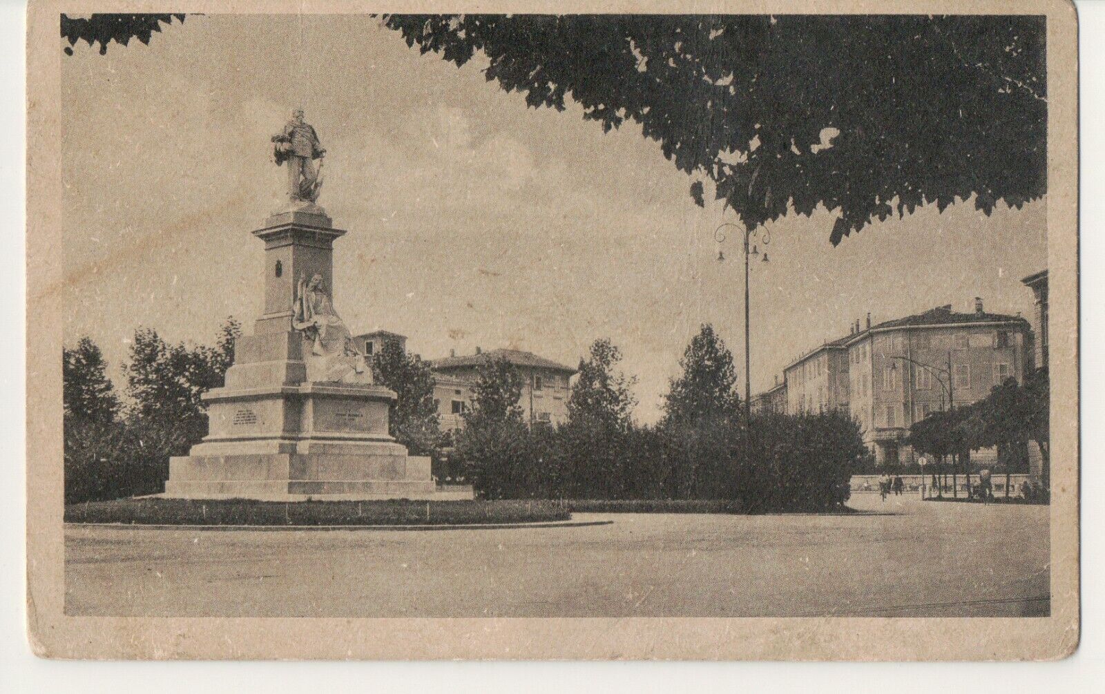 Vintage Postcard,  Victor Emmanuel Monument, Modena, Italy