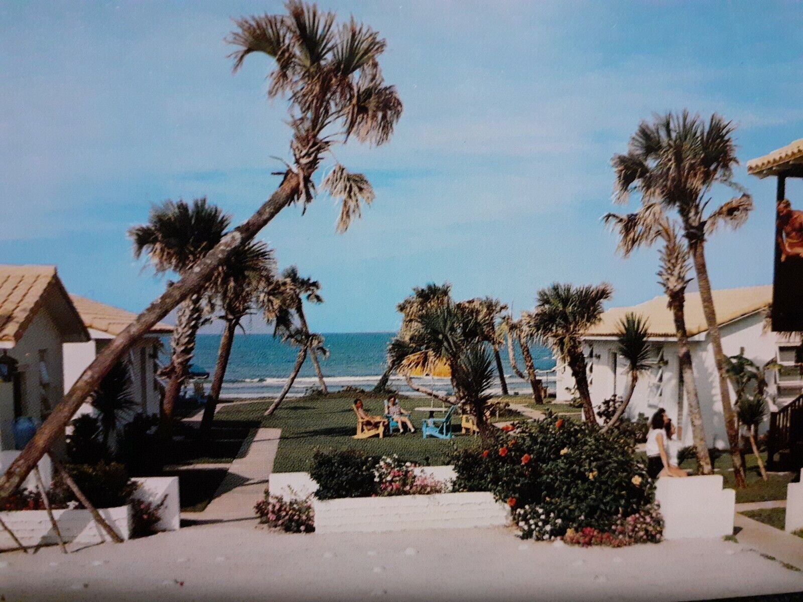 ⭐ Vintage Postcard Four Winds Appartments Daytona Beach Florida (J21)