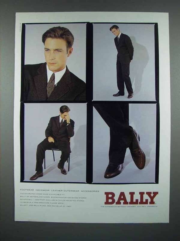 1993 Bally of Switzerland Footwear Shoes Ad