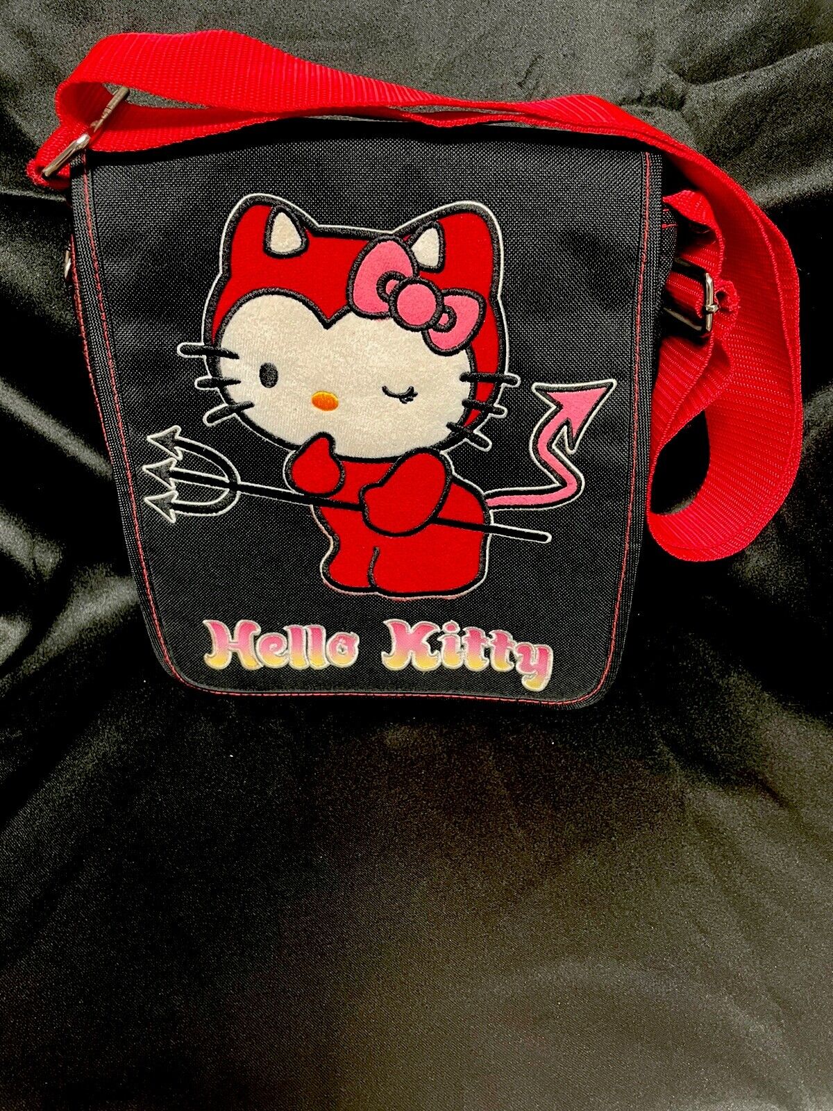 Vintage RARE Hello Kitty Devil Purse Sanario Crossbody Bag-Excellent Condition