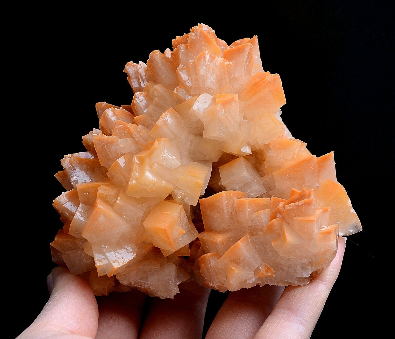 445g Natural New Varieties Yellow Tower Calcite Mineral Specimen/ China