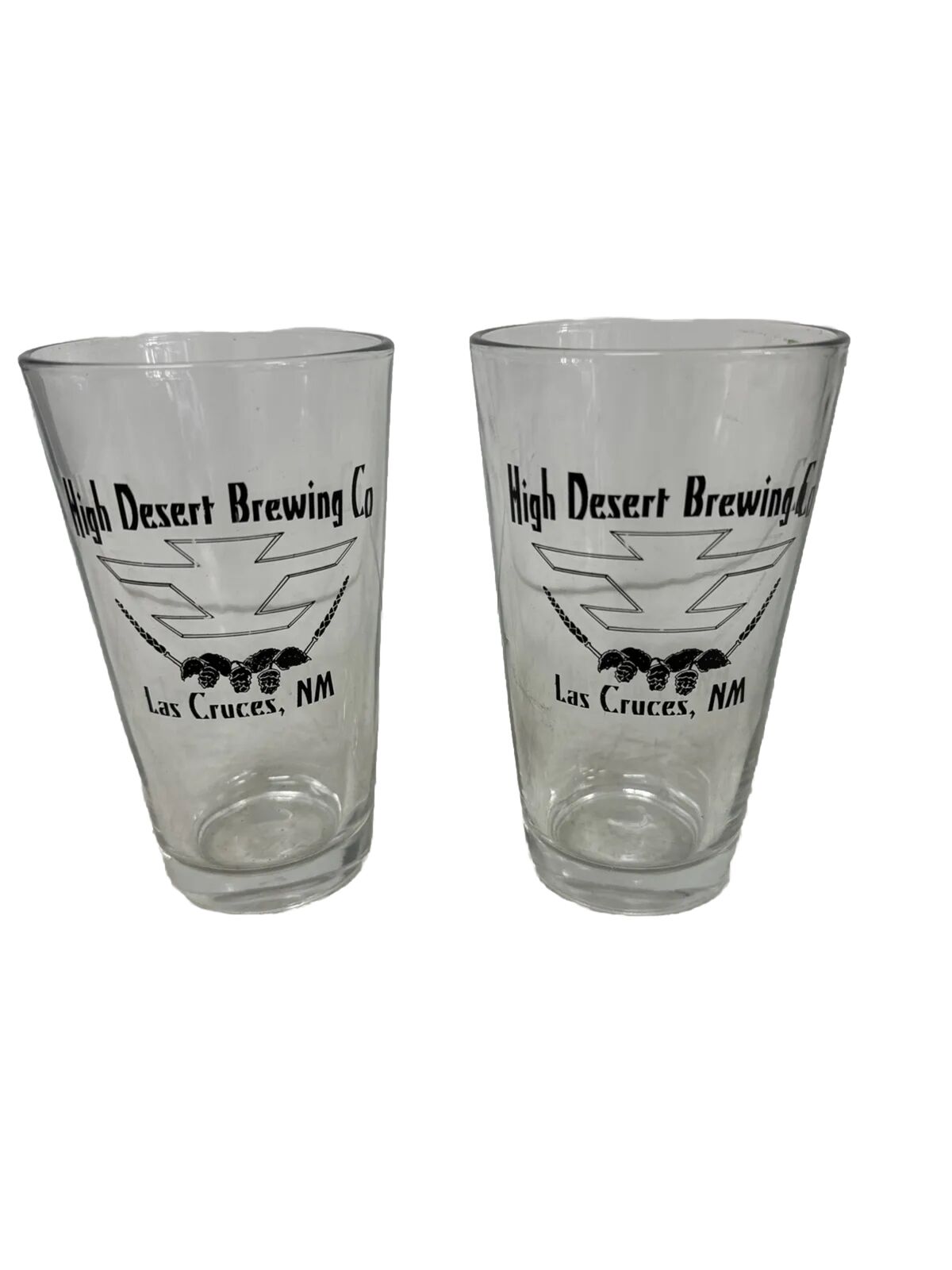 High Desert Brewing Co Las Cruces, NM Beer Glasses
