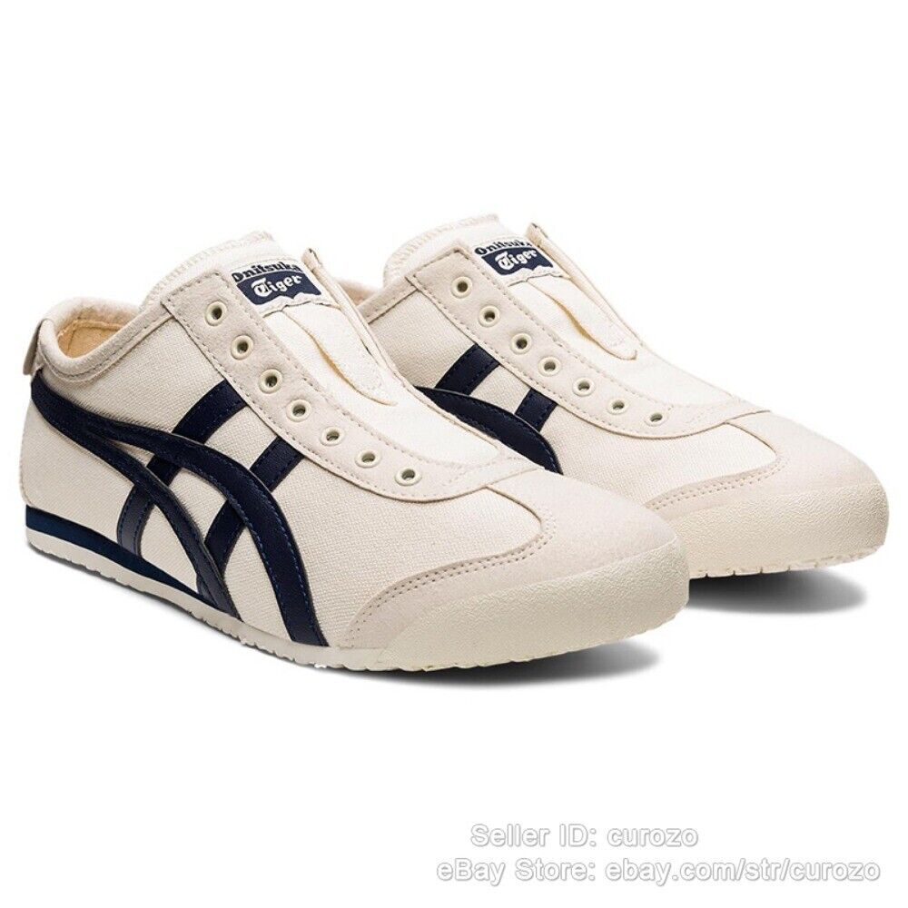 NEW Onitsuka Tiger MEXICO 66 Slip-On Sneakers - Birch/Midnight for Men and Women
