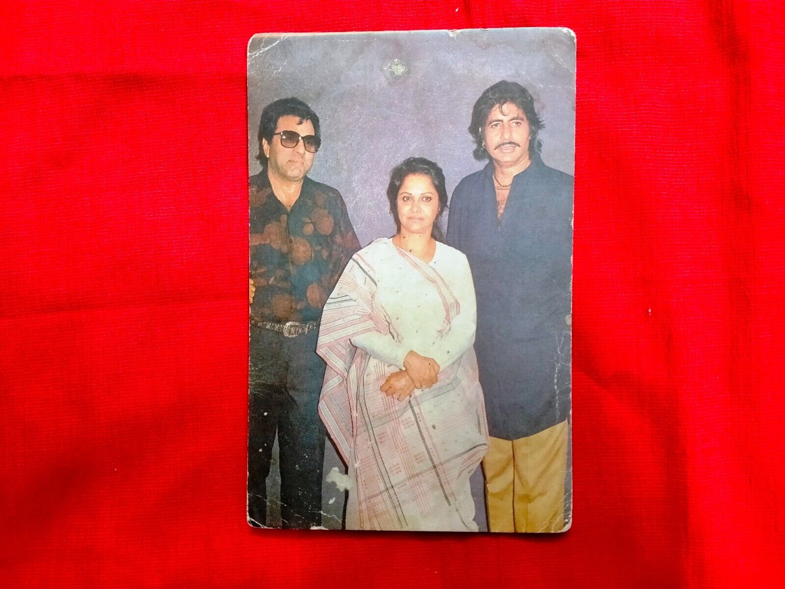 Amitabh Dharmendra Rare Vintage Postcard Post Card India Bollywood 1pc