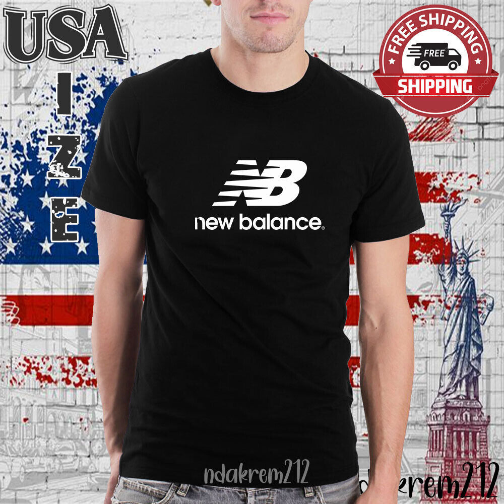 NEW BALANCE Design Logo Man's T-shirt Size S-5XL 