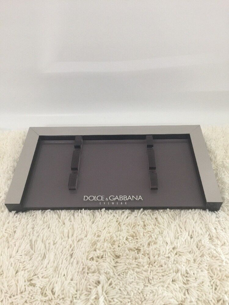Dolce & Gabbana Display D&G MEDIUM DISPLAY UNIT Silver With Black Wood MATERIAL