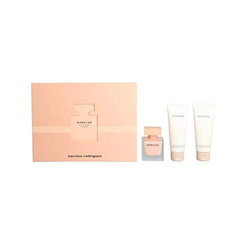 Narciso Rodriguez Eau de Parfum Poudrée 3pc Gift Set New in Box
