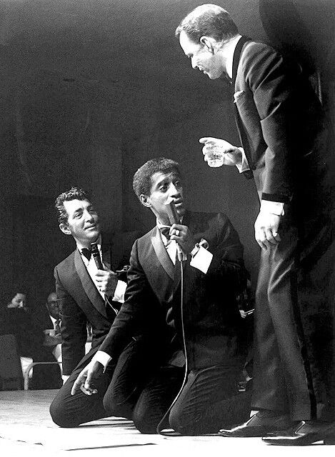 photo 10*15cm 4x6 INCH Dean Martin, Sammy Davis Jr and Frank Sinatra