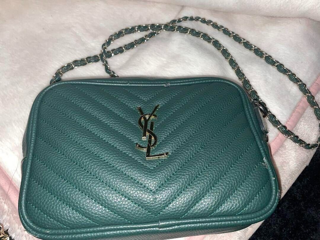 [NearMint] YSL Saint Laurent shoulderbag Bag Green