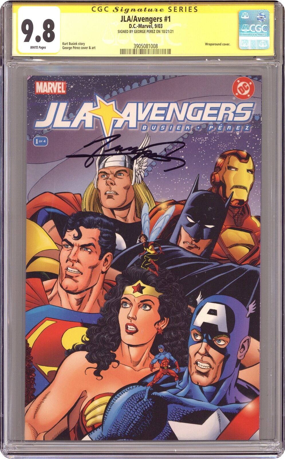 JLA Avengers #1 CGC 9.8 SS 2003 3905081008