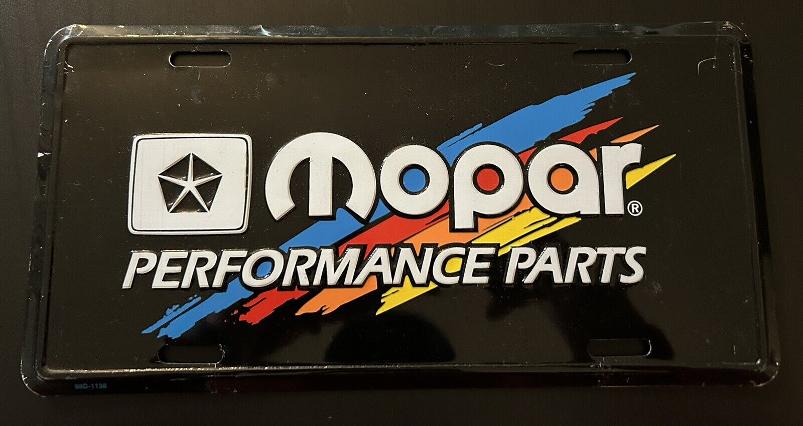 OE Mopar Performance Parts License Plate Booster 1970s 1980s Vintage Dealership