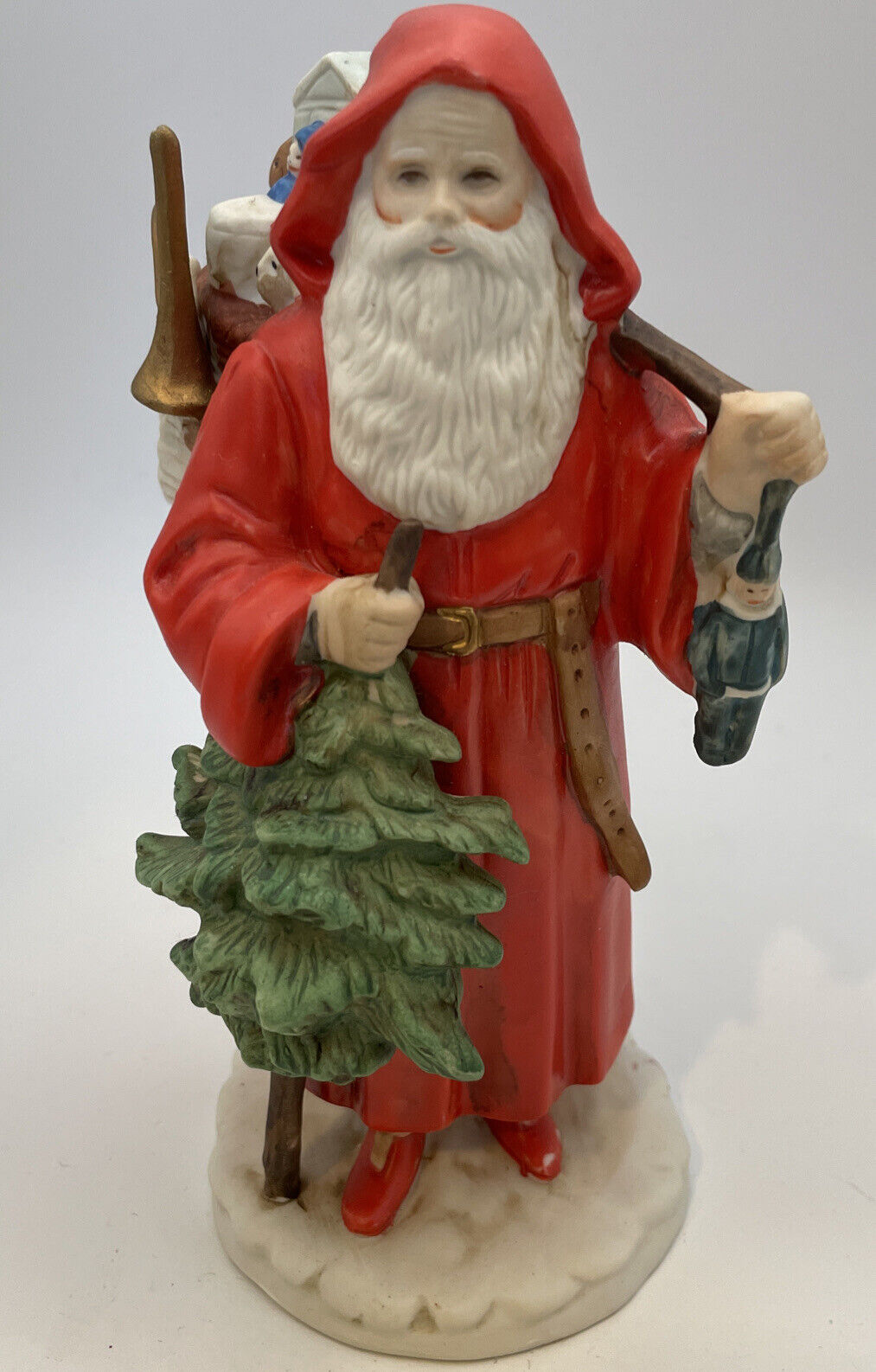 Vintage 1987 Enesco Circa 1890 Style Santa Christmas Figurine-6418
