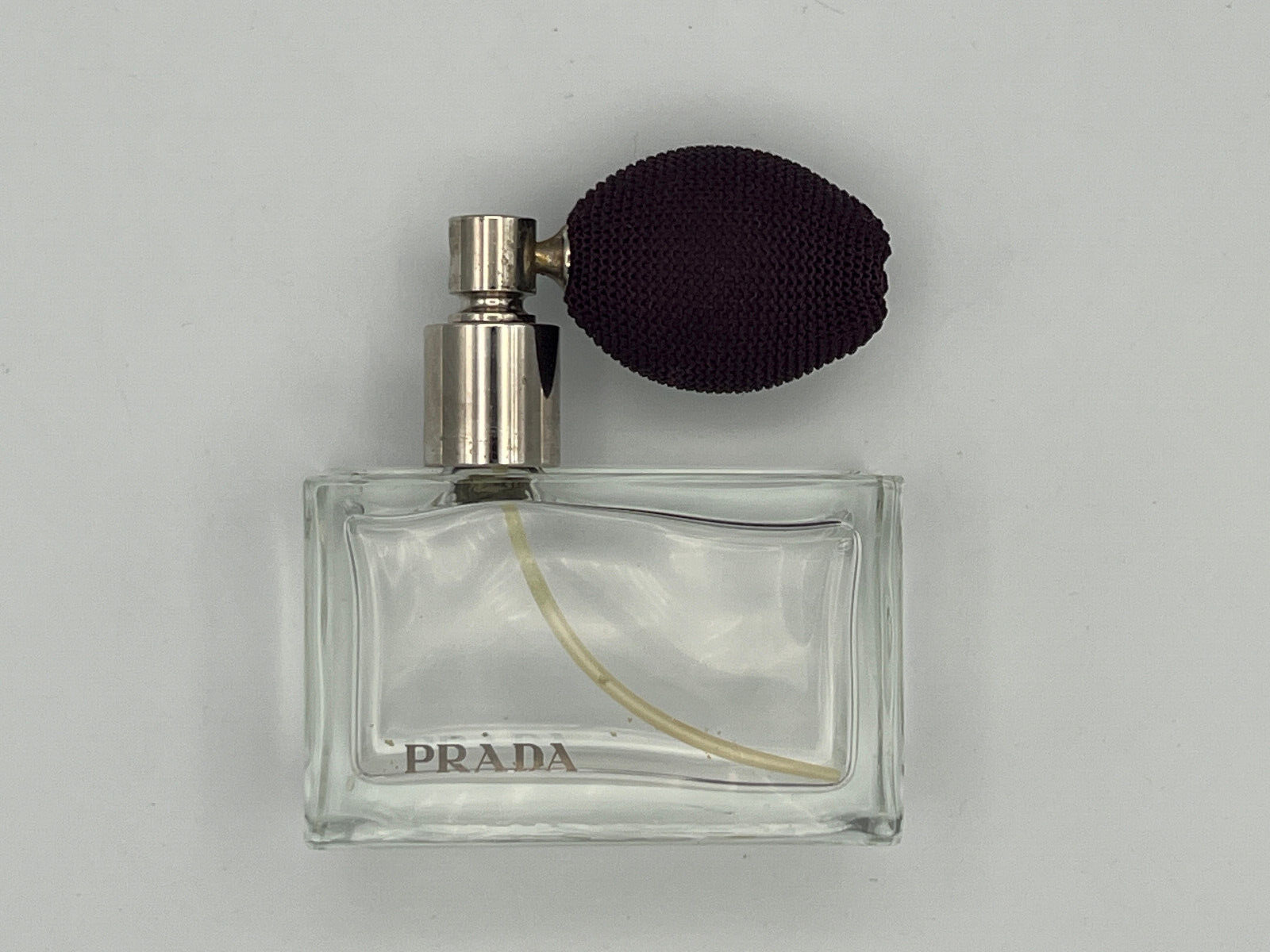 Vintage Prada Eau De Parfum Bottle w/ Atomizer Bottle Only - Empty