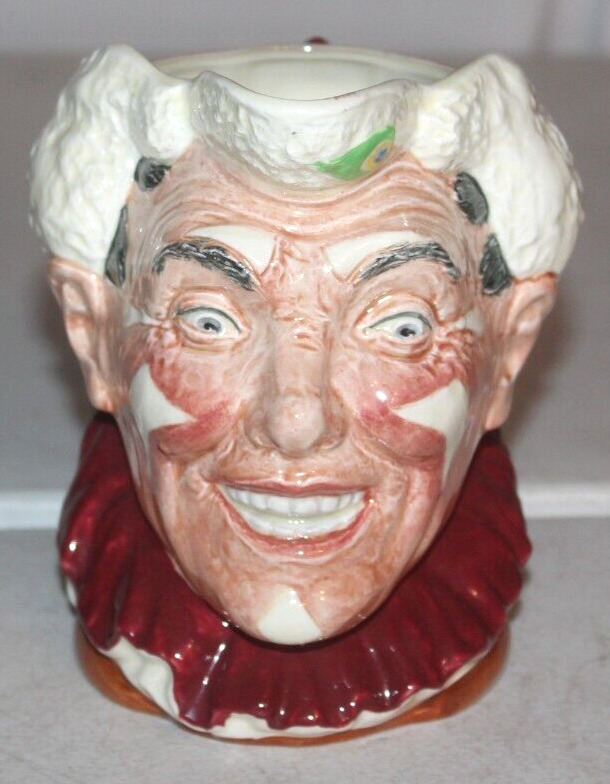 Vintage Royal Doulton Clown Character Face Toby Jug 6\