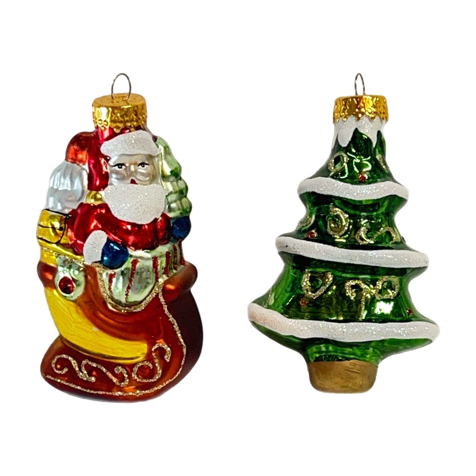 G & D Tree Ornaments Santa Claus Tree Christmas Holiday 4\