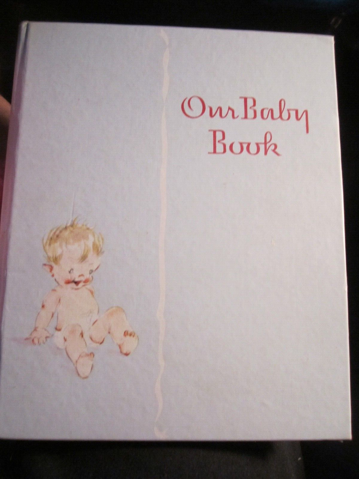 VINTAGE BABY BOOK FOR YOUR NEWLY BORN BABY - FANTASTIC GRAPHICS UNUSED - BBA-50