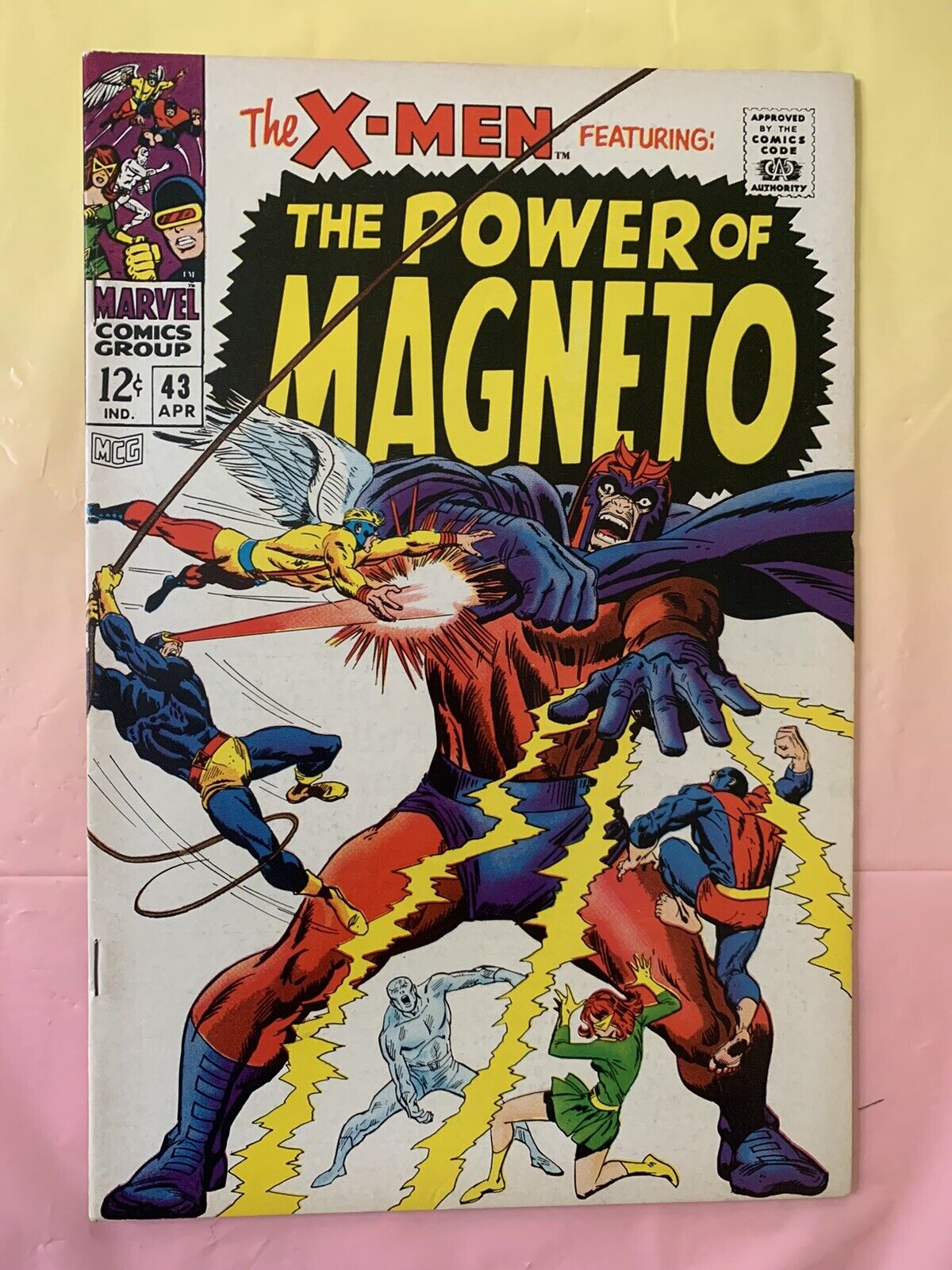 1967 Marvel Comics The X-Men #43 The Power of Magneto Silver Age High Grade NM-
