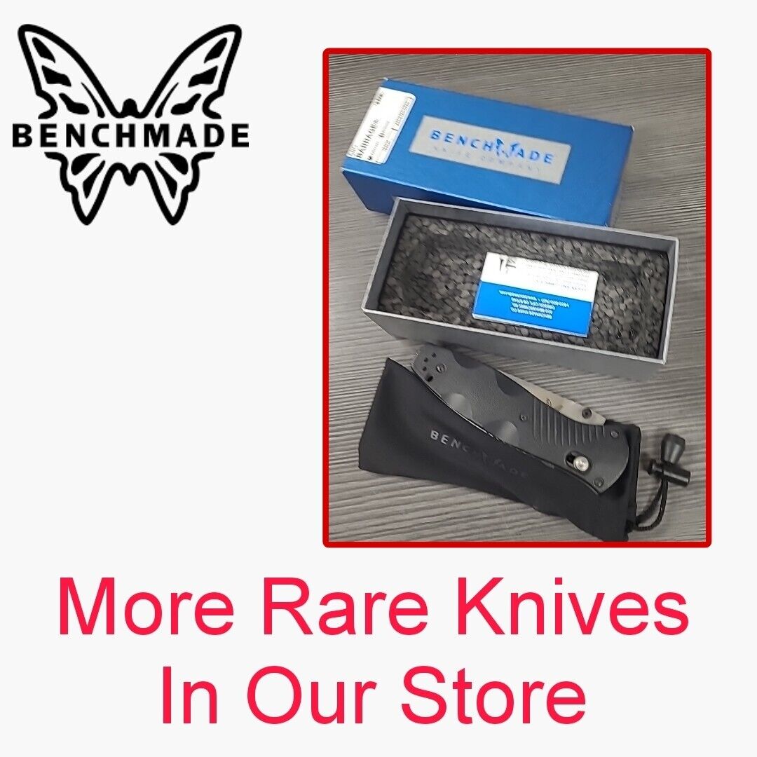 Benchmade 580 Barrage 154CM AXIS Assist Black Discontinued Large Folding Knife